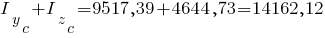 {I_y_c}+{I_z_c}=9517,39 + 4644,73 = 14162,12