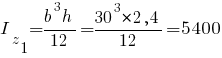 I_z_1={b^3h}/12={30^3*2,4}/12=5400