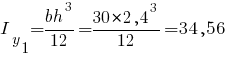 I_y_1={bh^3}/12={30*2,4^3}/12=34,56