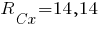 R_{Cx} = 14,14