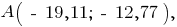 A(~-~19,11;~-~12,77) ,